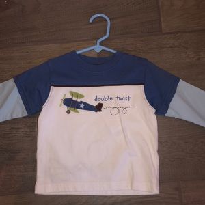 Gymboree airplane shirt
